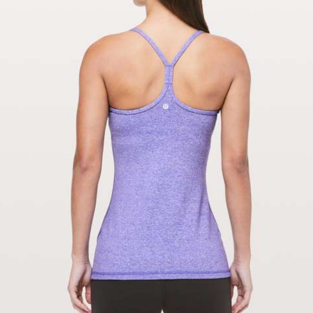 Lululemon Power Y Tank Athleisure Athletic Yoga Activewear Atrappy EUC sz 10 - Picture 2 of 8
